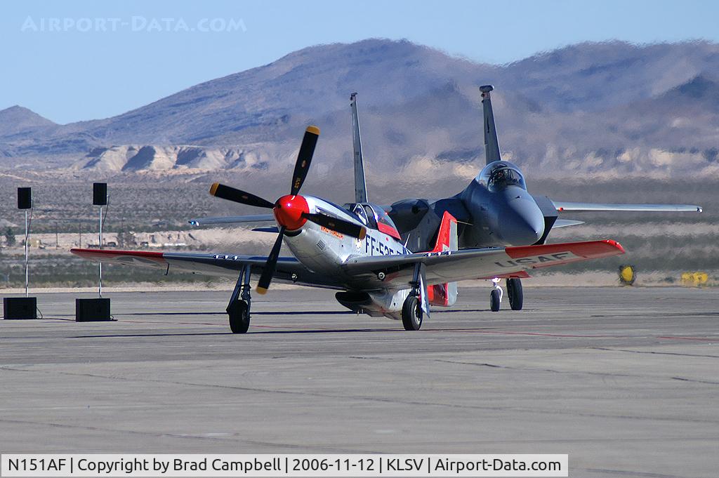 N151AF, 1945 North American P-51D Mustang C/N 45-11525, 1945 North American/Aero Classic - Val Halla / Aviation Nation - 2006