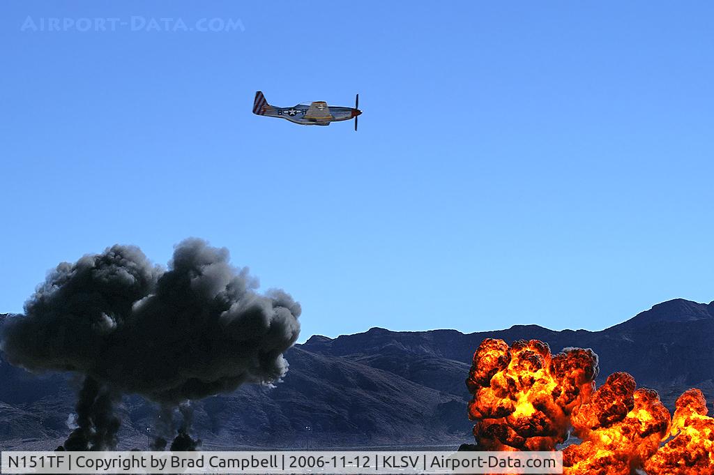N151TF, 1944 North American P-51D Mustang C/N 122-31591 (44-63865), Provenance Fighter Sales Inc. - Las Vegas, Nevada / 1965 North American F-51D Mustang 'Tempus Fugit' - Aviation Nation 2006 (This is real even thou it looks like copy & paste)