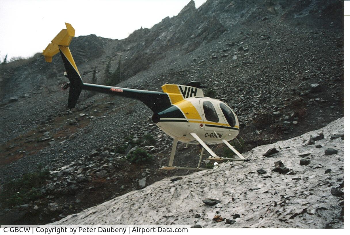 C-GBCW, 1977 Hughes 369D C/N 1260057D, Near Stewart BC
