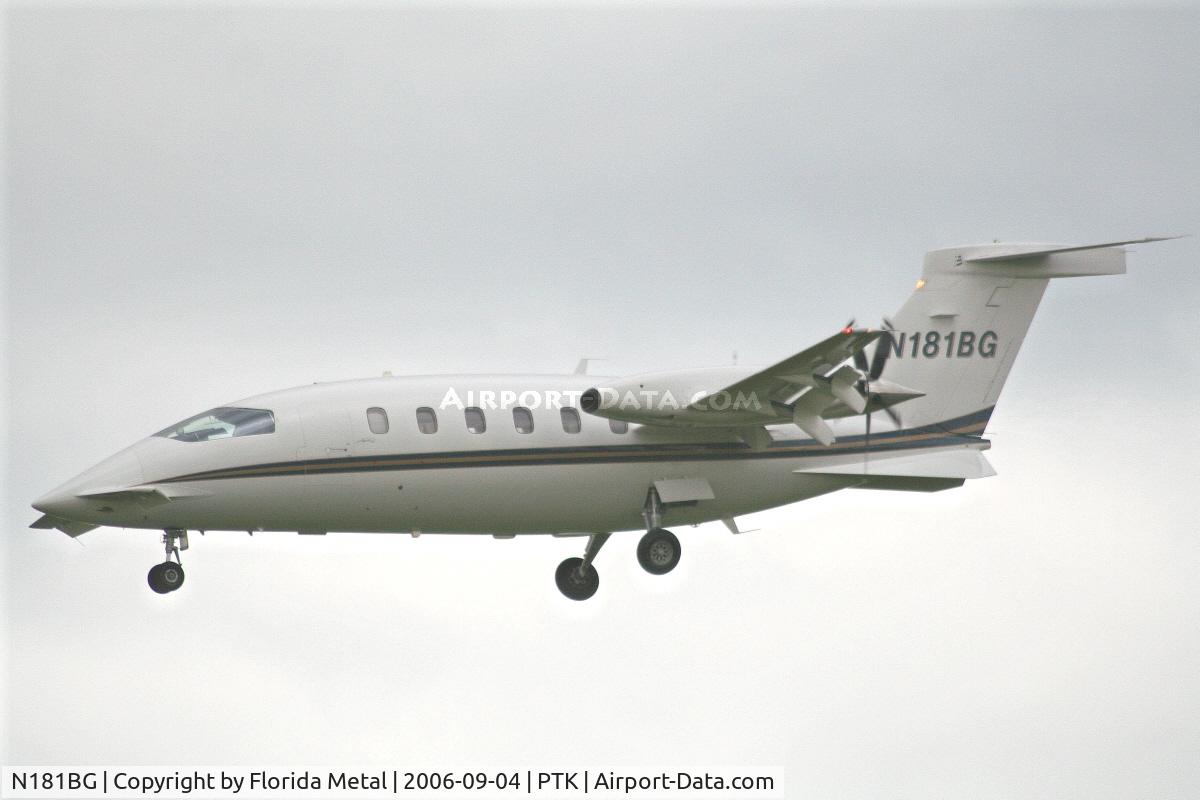 N181BG, 1992 Piaggio P-180 Avanti C/N 1015, P180