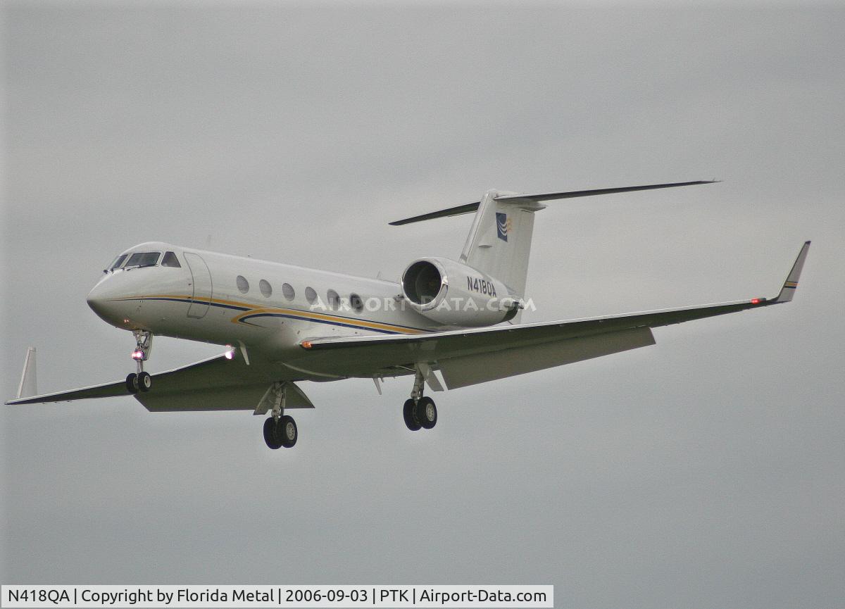 N418QA, 1987 Gulfstream Aerospace Gulfstream IV C/N 1018, G-IV
