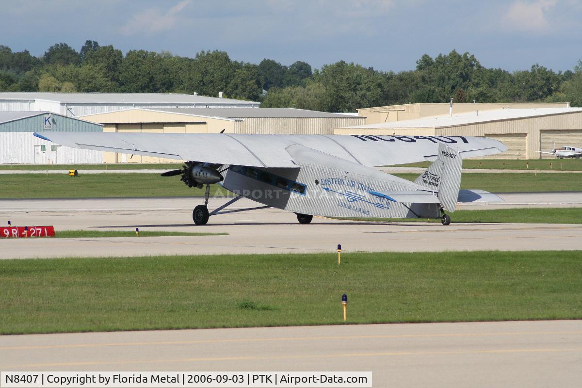 N8407, 1929 Ford 4-AT-E Tri-Motor C/N 69, Trimotor