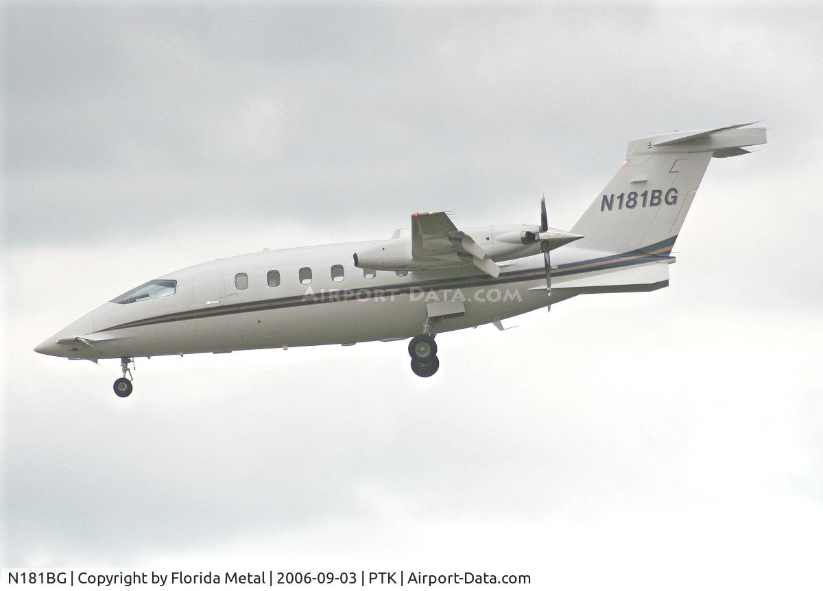 N181BG, 1992 Piaggio P-180 Avanti C/N 1015, P-180