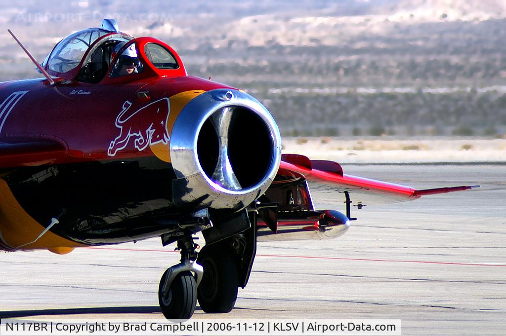 N117BR, 1959 PZL-Mielec Lim-5 (MiG-17F) C/N 1C1529, MiG Magic Inc. - Westlake Village, California / Built in 1959 in Poland. Mikoyan-Gurevich MiG-17 Fresco - LIM-5. 'Red Bull' - Aviation Nation 2006