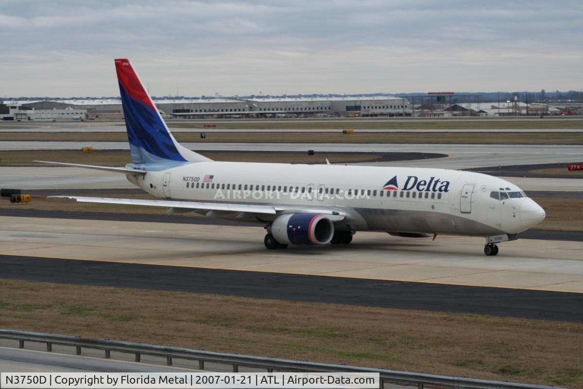 N3750D, 2001 Boeing 737-832 C/N 32375, Delta