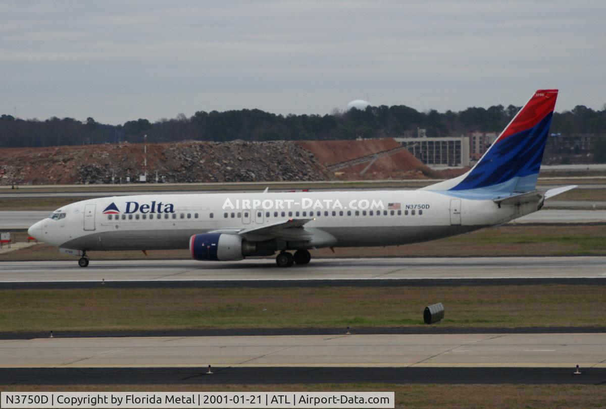 N3750D, 2001 Boeing 737-832 C/N 32375, Delta