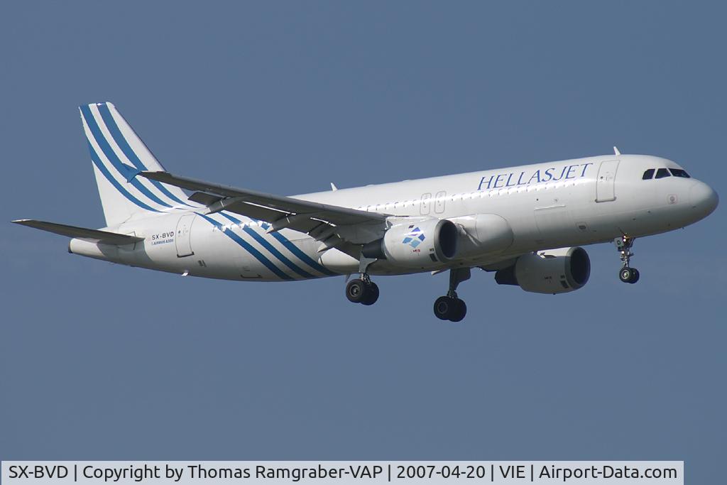 SX-BVD, 1990 Airbus A320-211 C/N 142, Hellas Jet Airbus A320