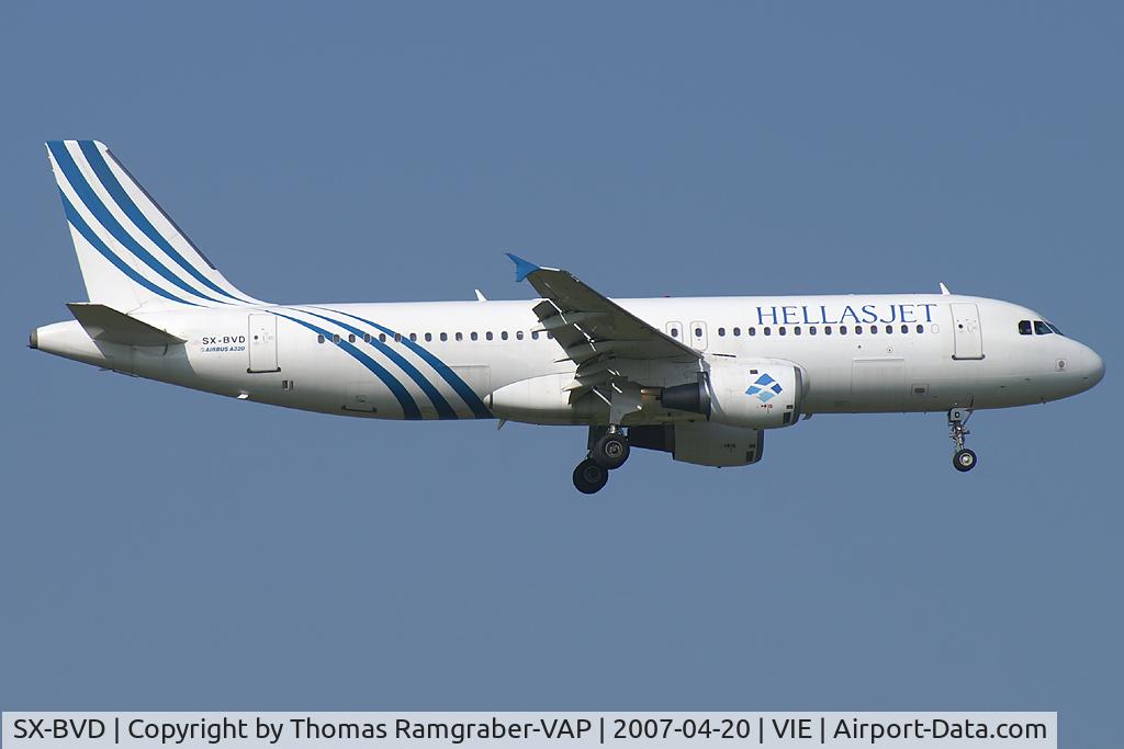 SX-BVD, 1990 Airbus A320-211 C/N 142, Hellas Jet Airbus A320