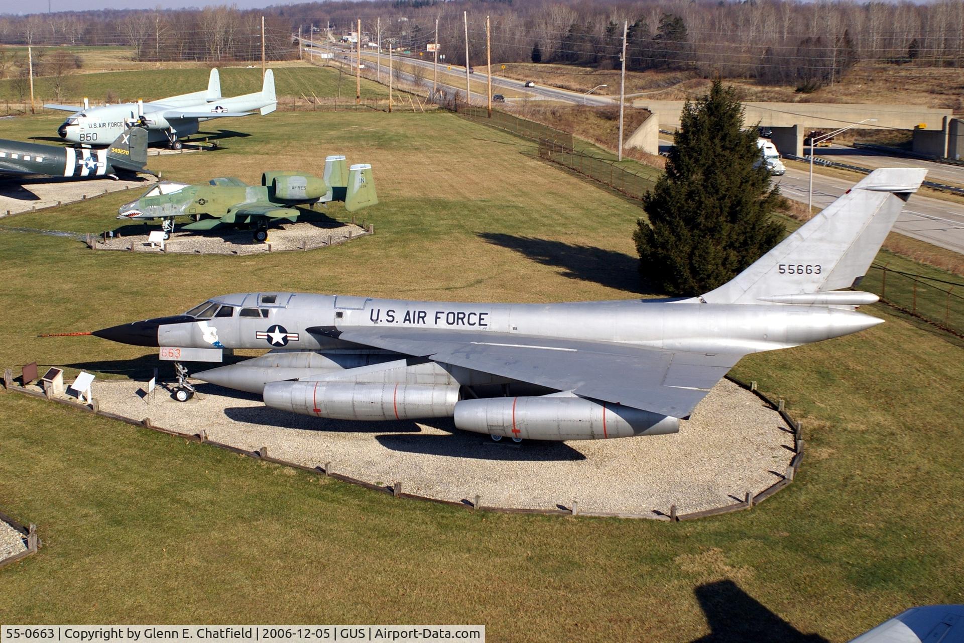 55-0663, 1955 Convair TB-58A Hustler C/N 4, TB-58A at the Grissom AFM Museum