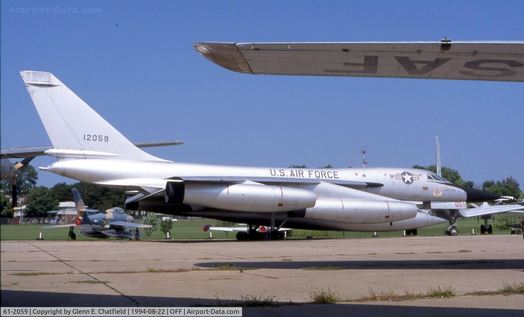 61-2059, 1961 Convair B-58A Hustler C/N 95, B-58A at the old Strategic Air Command Museum