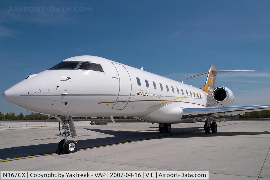 N167GX, 2005 Bombardier BD-700-1A10 Global Express XRS C/N 9167, Bombardier GlobalExpress