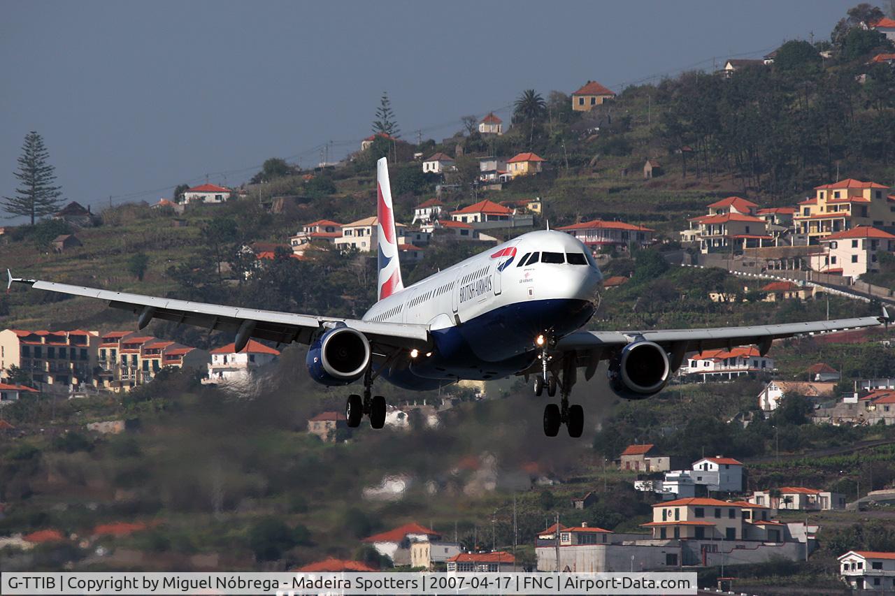 G-TTIB, 2001 Airbus A321-231 C/N 1433, On final to rwy 05