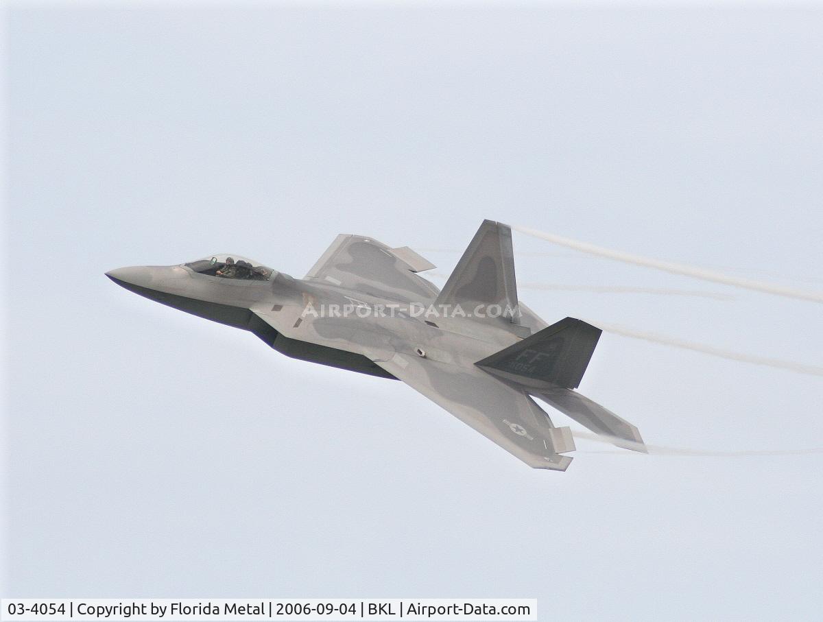 03-4054, 2003 Lockheed Martin F-22A Raptor C/N 4054, F-22
