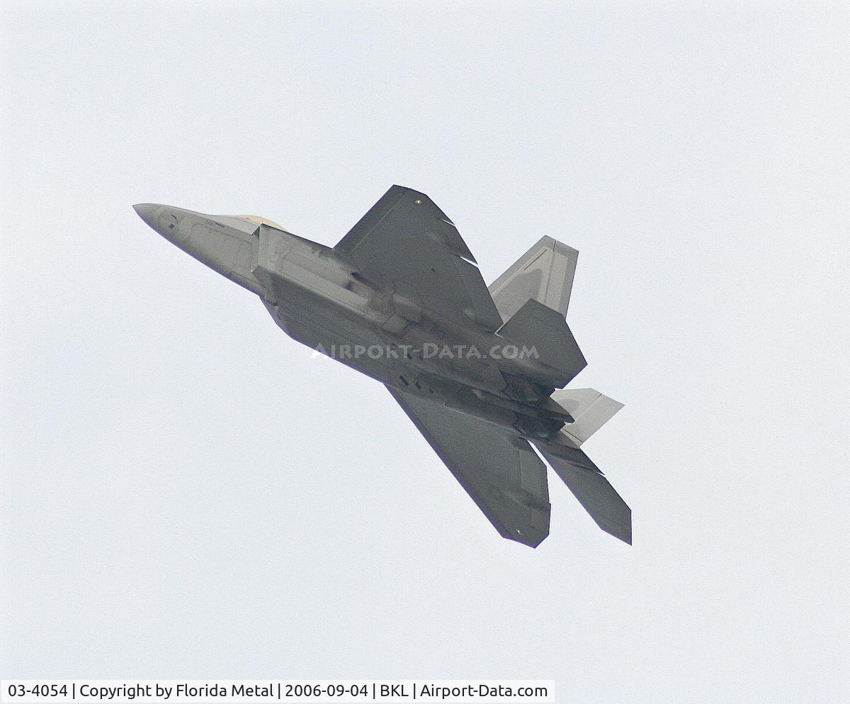 03-4054, 2003 Lockheed Martin F-22A Raptor C/N 4054, F-22
