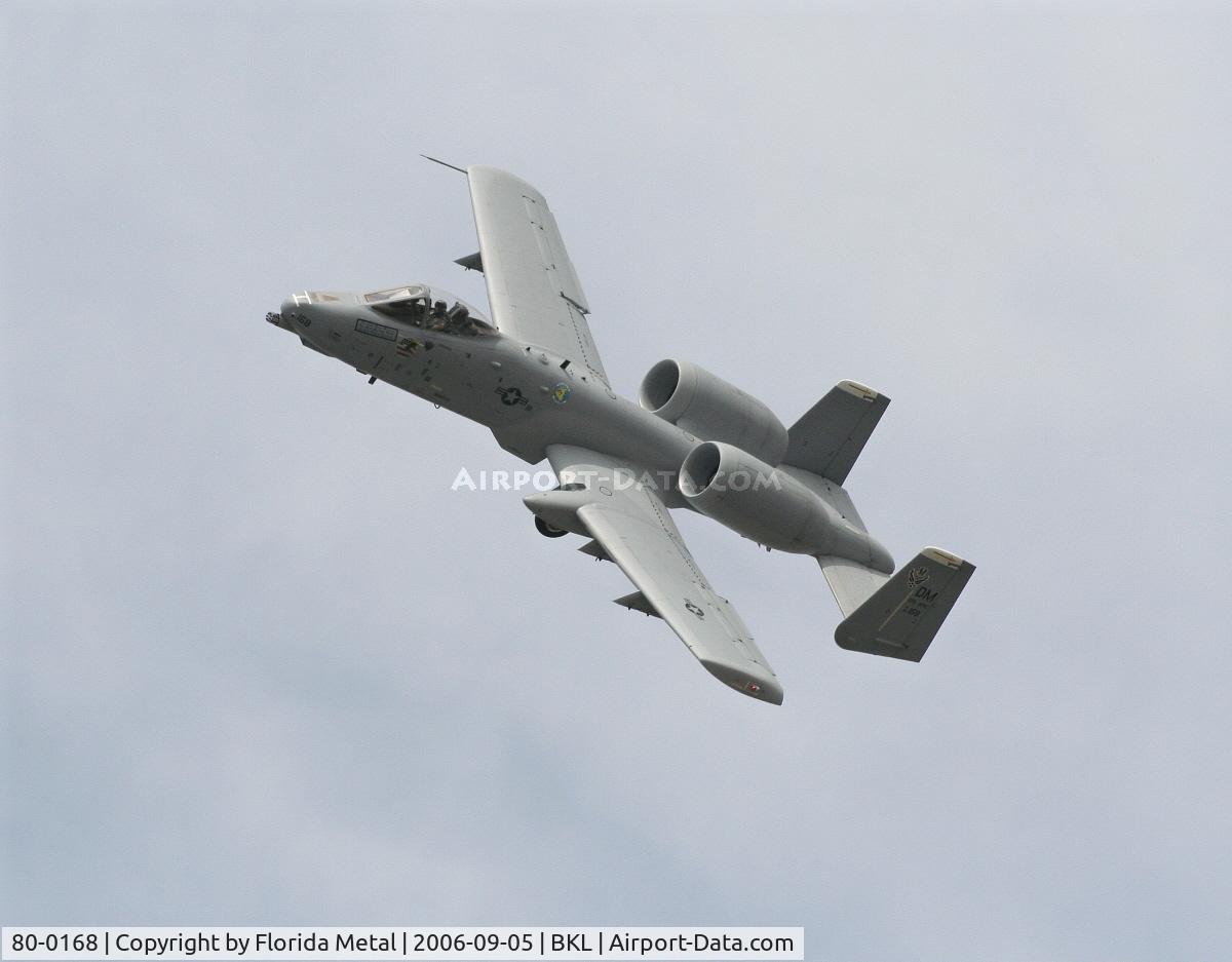 80-0168, 1980 Fairchild Republic A-10A Thunderbolt II C/N A10-0518, A-10