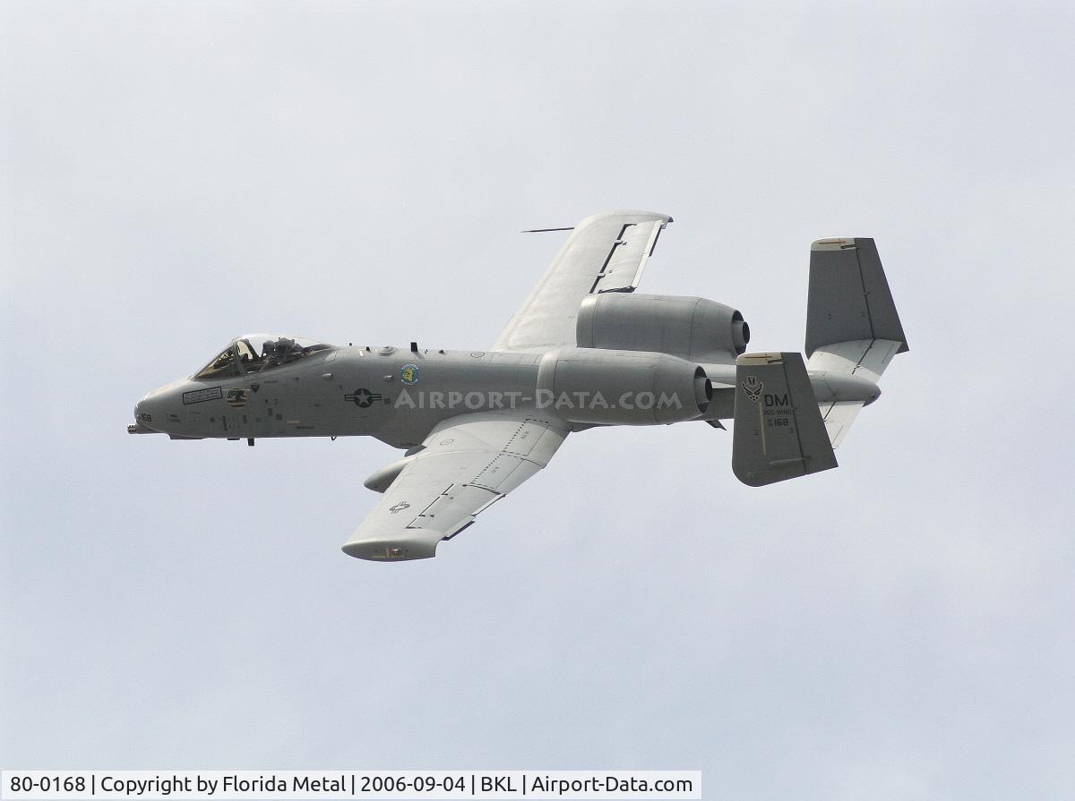 80-0168, 1980 Fairchild Republic A-10A Thunderbolt II C/N A10-0518, A-10