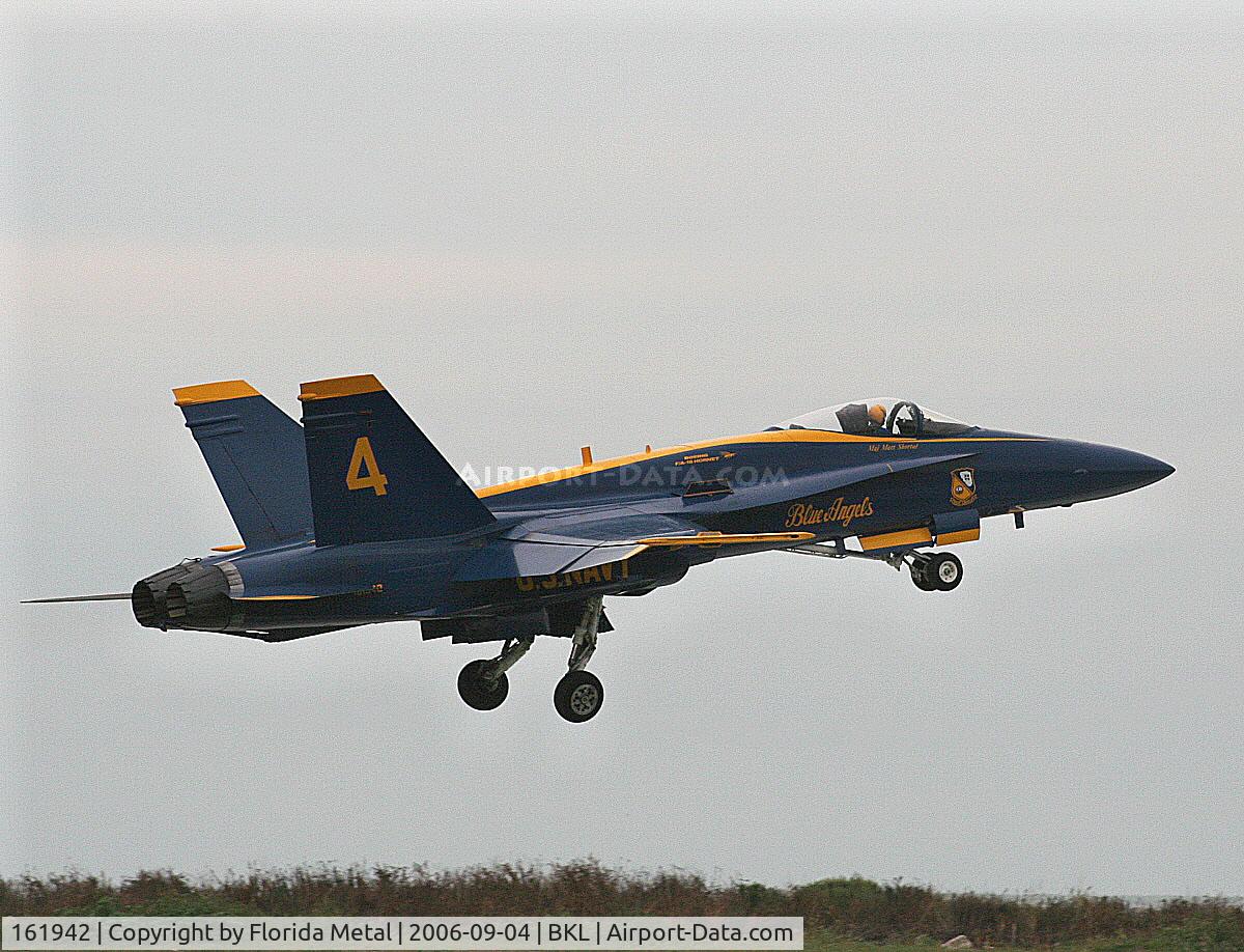161942, McDonnell Douglas F/A-18A Hornet C/N 0149, Blue Angel #4
