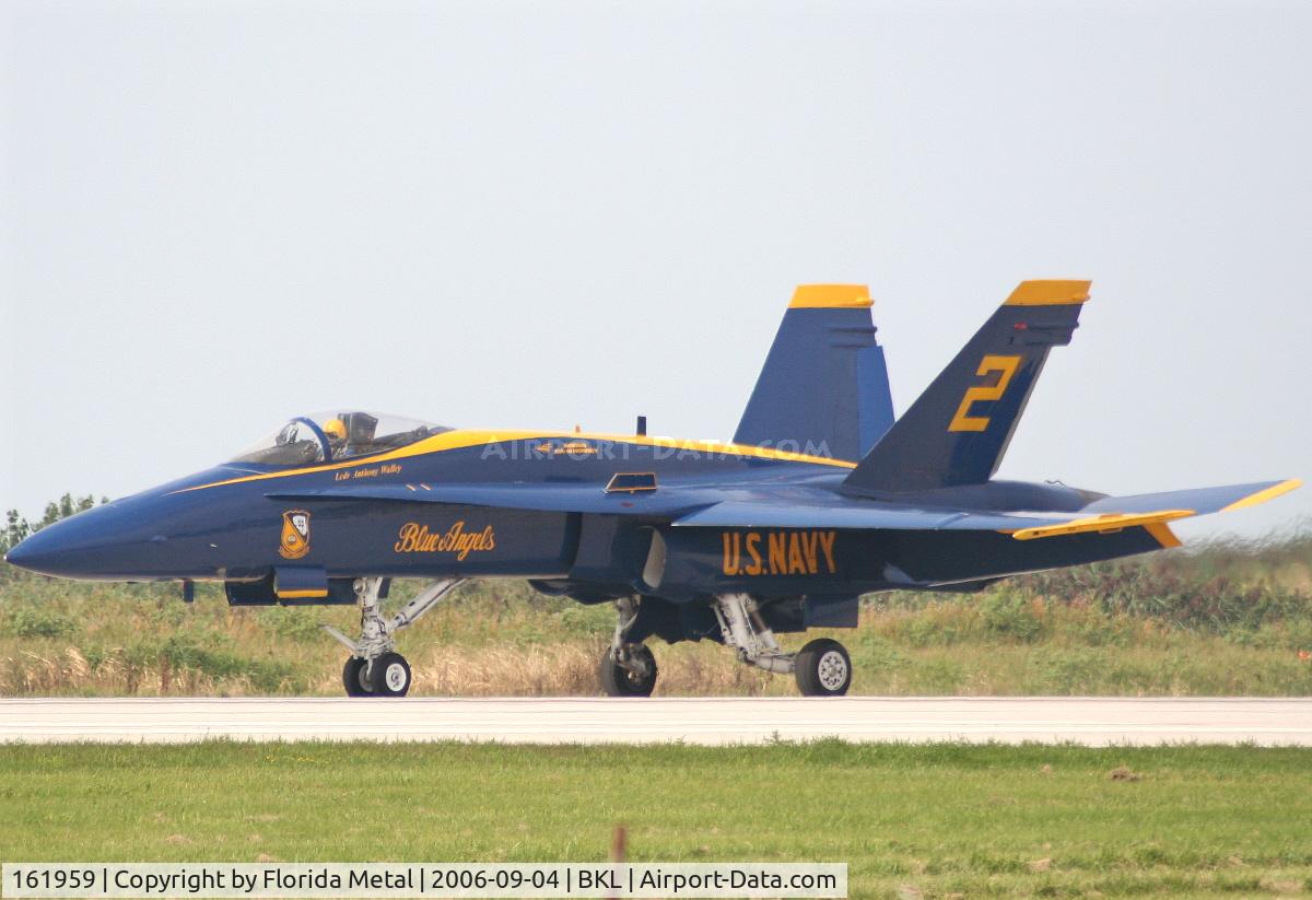 161959, McDonnell Douglas F/A-18A Hornet C/N 0170/A133, Blue Angels #2