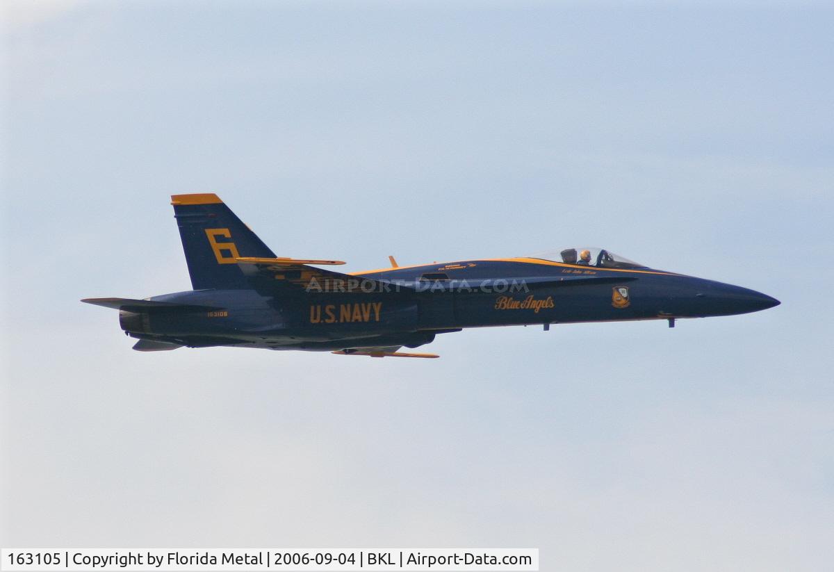 163105, McDonnell Douglas F/A-18A+ Hornet C/N 0494/A408, #6