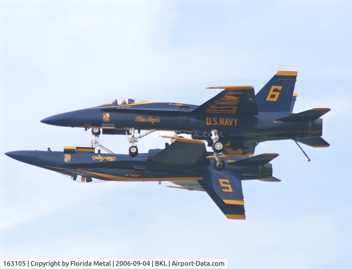 163105, McDonnell Douglas F/A-18A+ Hornet C/N 0494/A408, Blue Angels