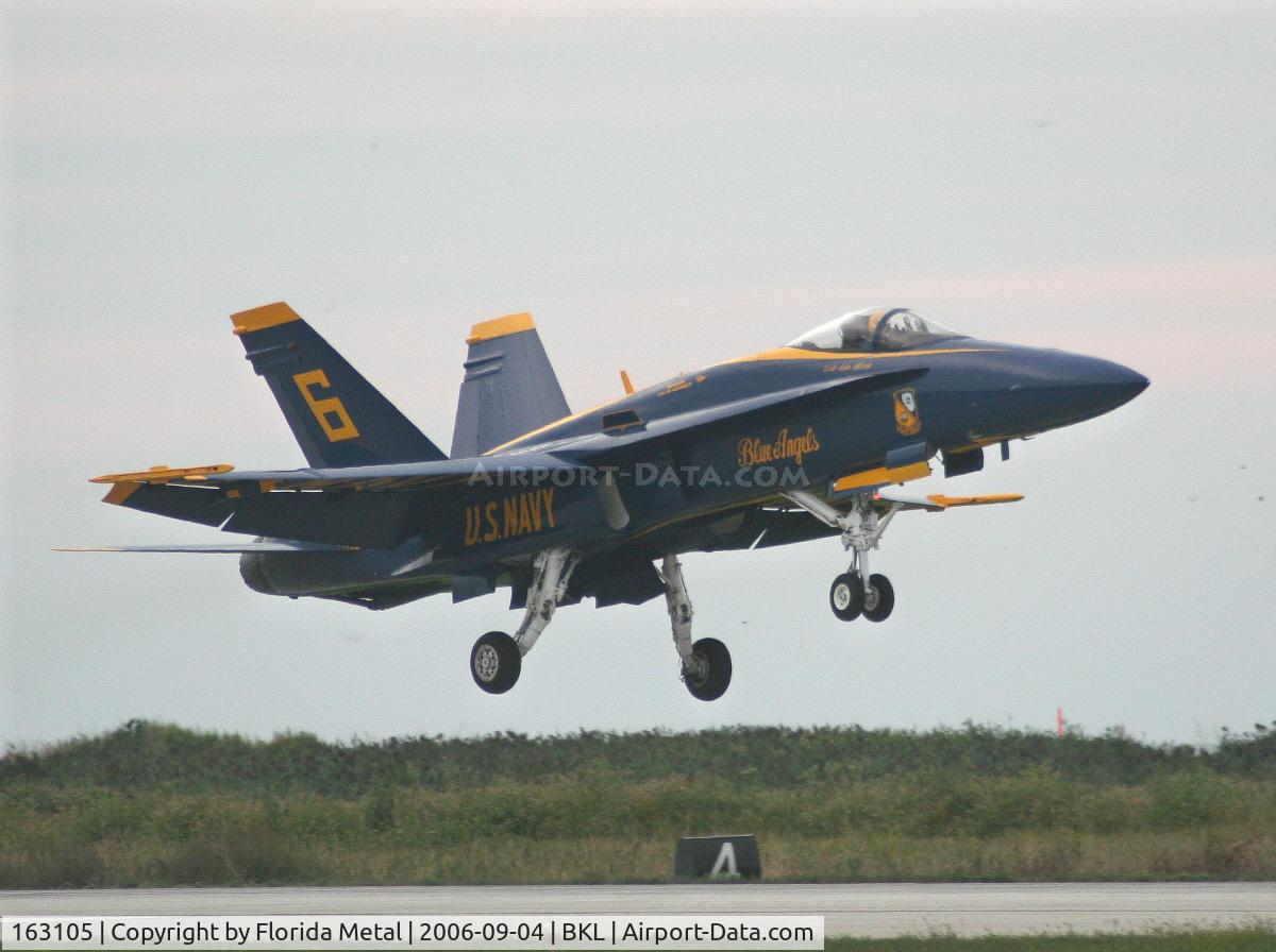 163105, McDonnell Douglas F/A-18A+ Hornet C/N 0494/A408, #6
