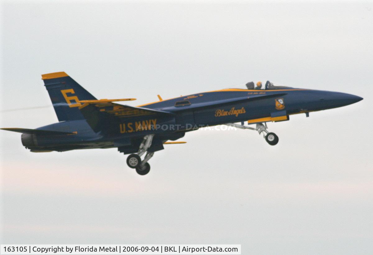 163105, McDonnell Douglas F/A-18A+ Hornet C/N 0494/A408, #6