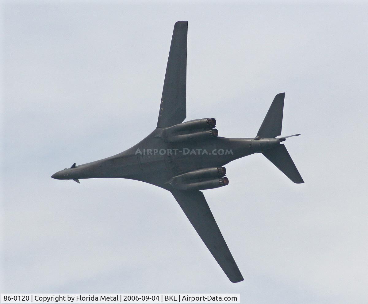 86-0120, 1986 Rockwell B-1B Lancer C/N 80, B-1B