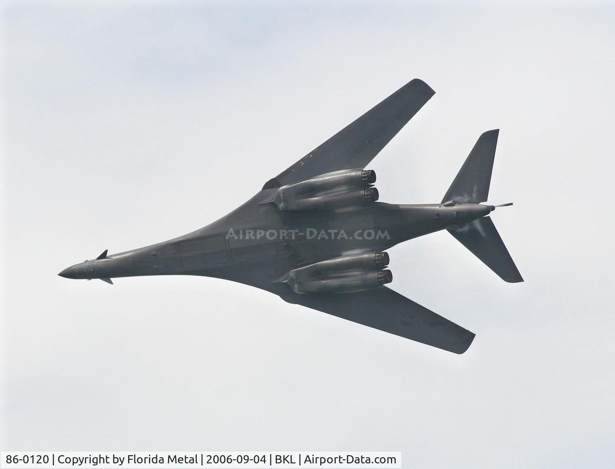86-0120, 1986 Rockwell B-1B Lancer C/N 80, B-1B