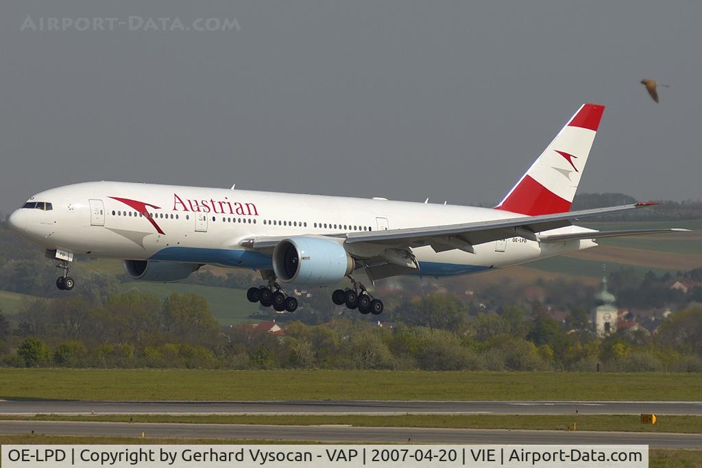 OE-LPD, 2006 Boeing 777-2Z9/ER C/N 35960, fourth Austrian 777