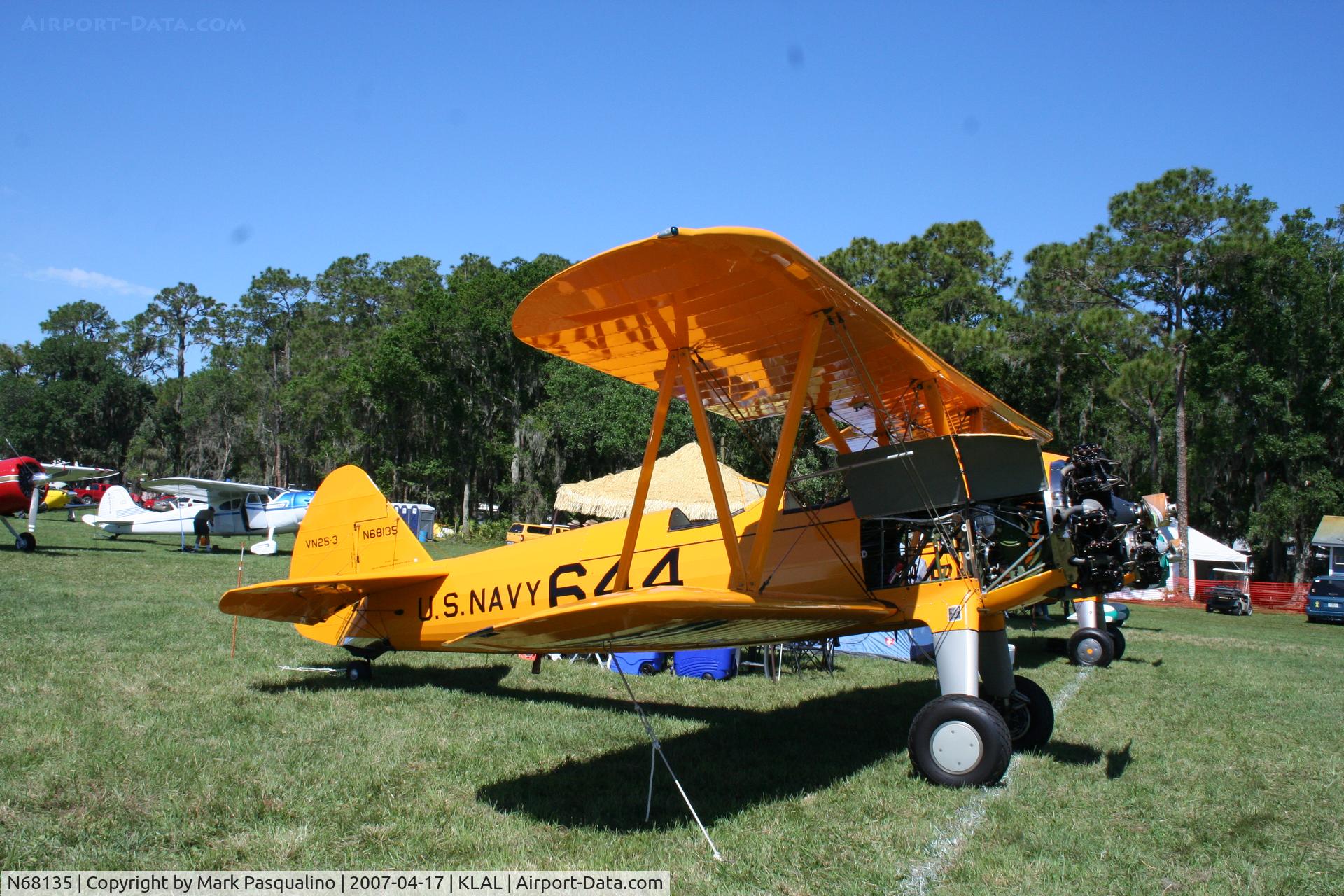 N68135, 1943 Boeing B75N1 C/N 75-7145, Stearman