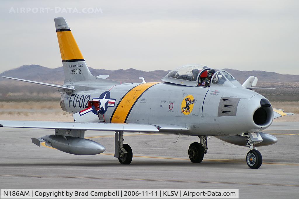 N186AM, 1952 North American F-86F Sabre C/N 191-708, Air Museum - Chino, California / 1952 North American/Sharpe F86F Sabre - Aviation Nation 2006