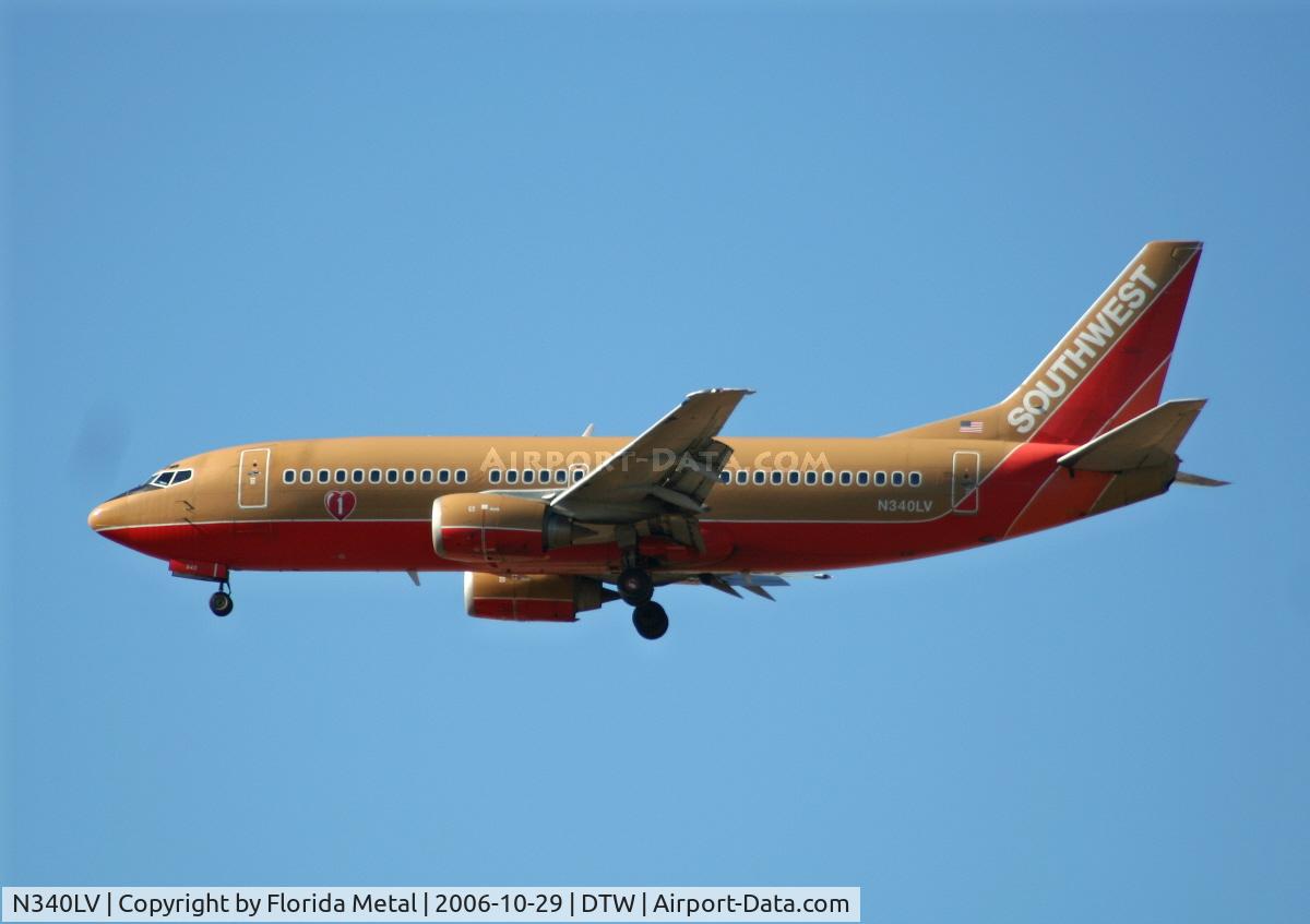 N340LV, 1987 Boeing 737-3K2 C/N 23738, Southwest