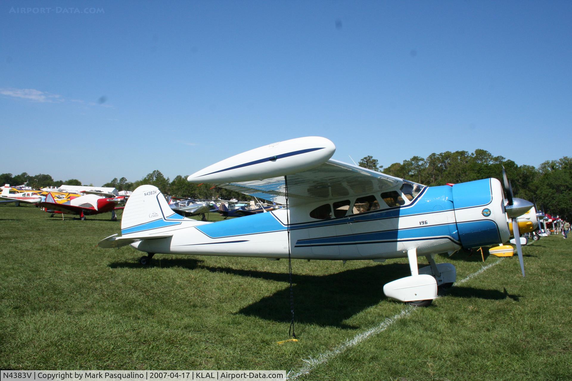 N4383V, 1949 Cessna 195 C/N 7305, Cessna 195