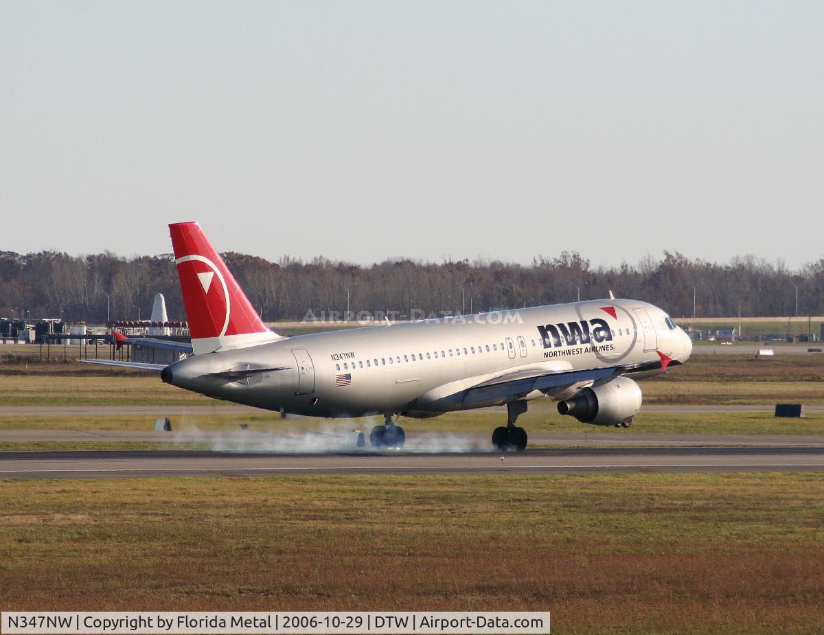 N347NW, 1993 Airbus A320-212 C/N 408, Northwest