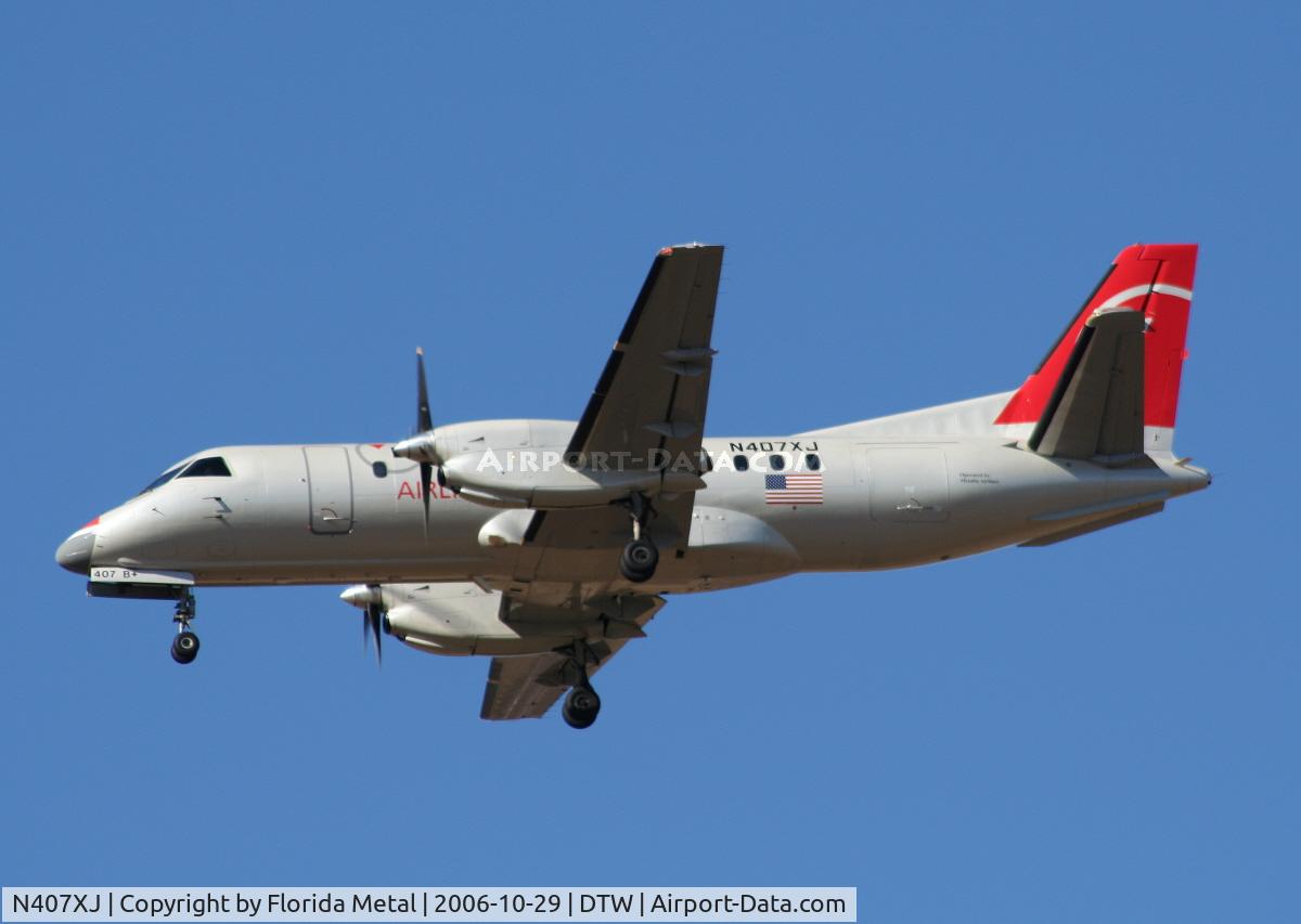 N407XJ, 1996 Saab 340B C/N 340B-407, Mesaba