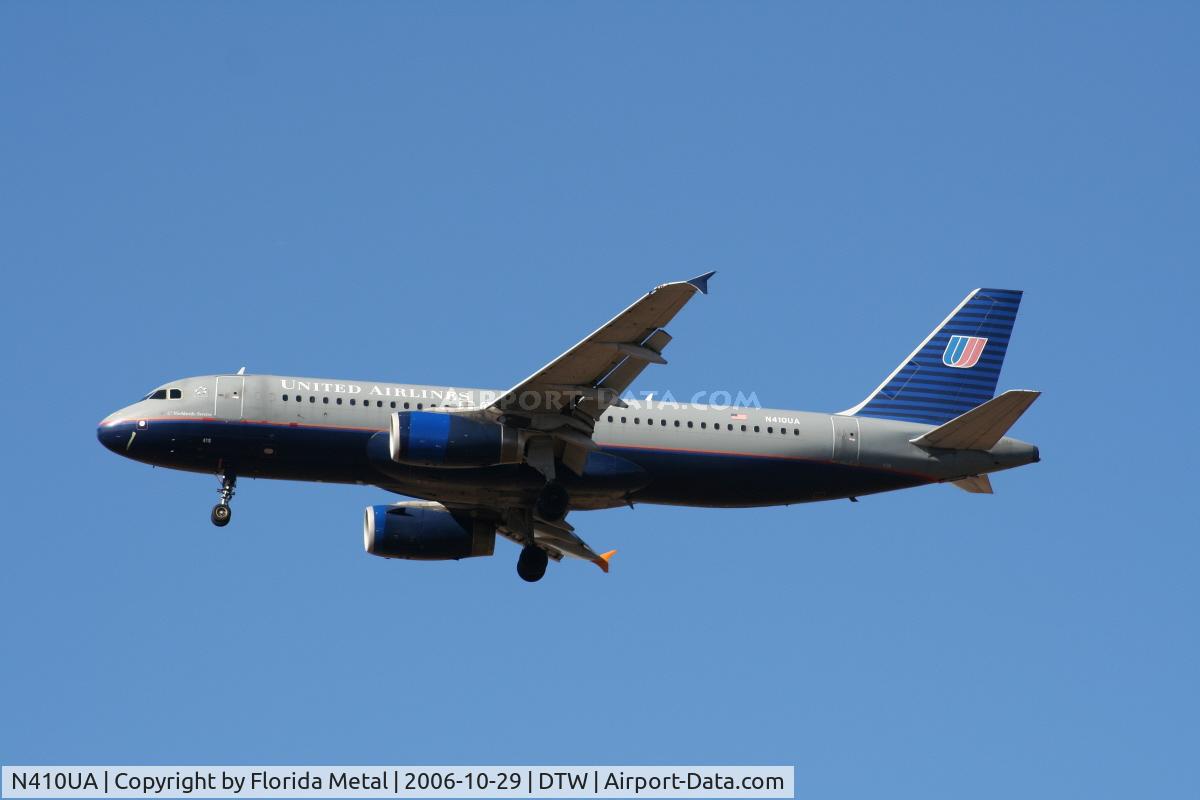N410UA, 1994 Airbus A320-232 C/N 463, United