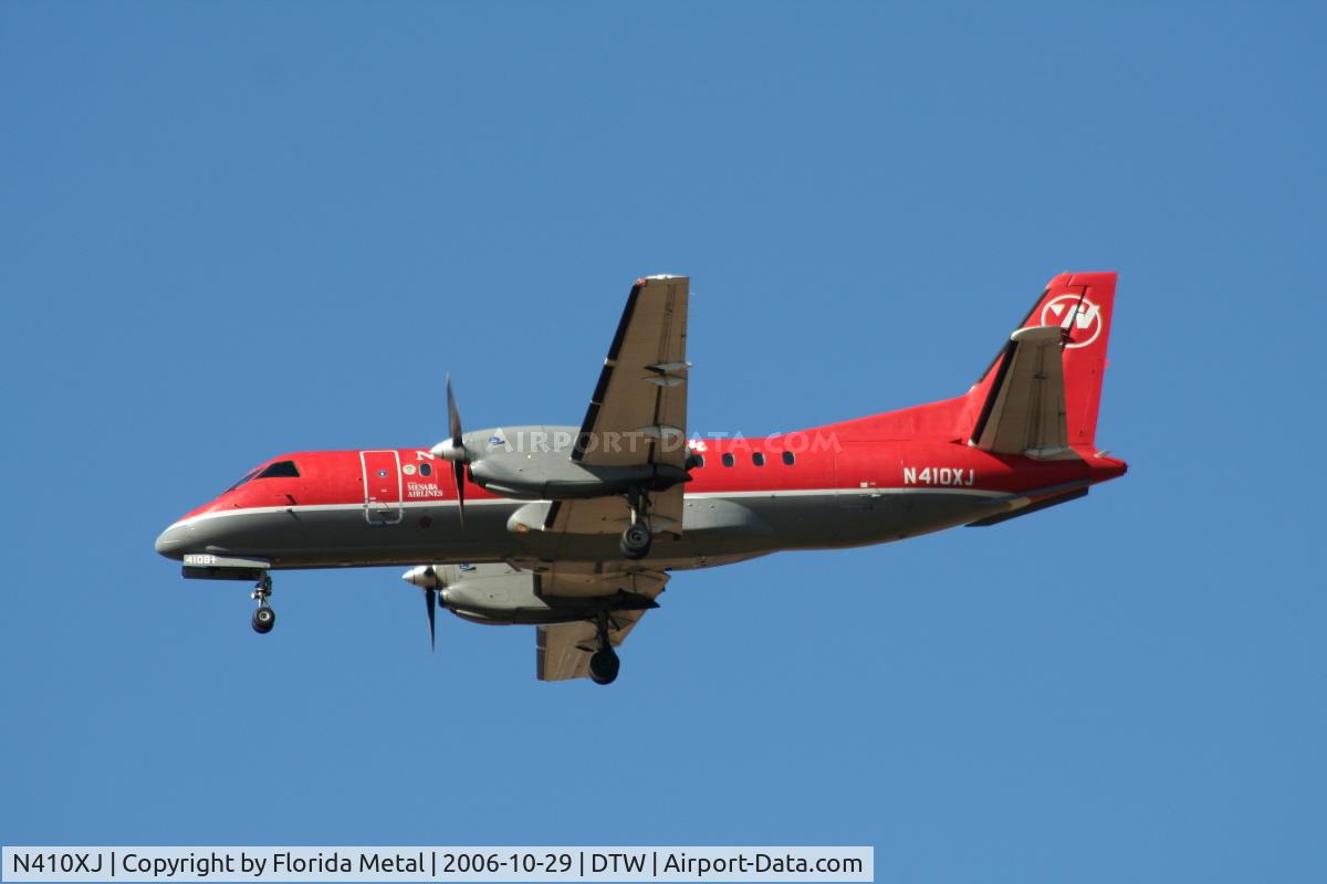 N410XJ, 1997 Saab 340B C/N 340B-410, Mesaba