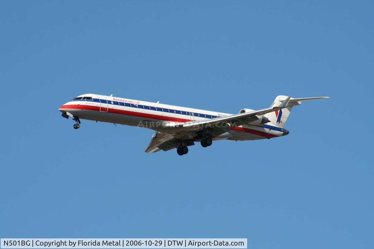 N501BG, 2001 Bombardier CRJ-701ER (CL-600-2C10) Regional Jet C/N 10017, Eagle