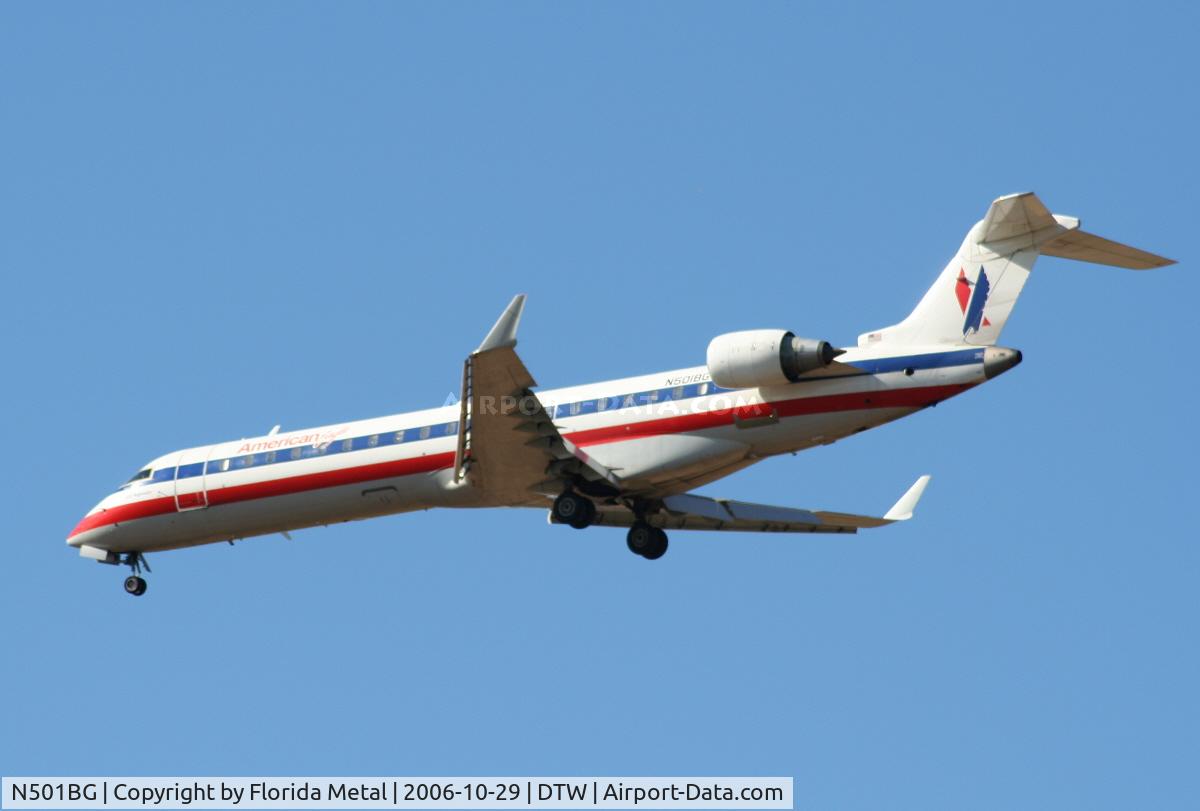 N501BG, 2001 Bombardier CRJ-701ER (CL-600-2C10) Regional Jet C/N 10017, Eagle