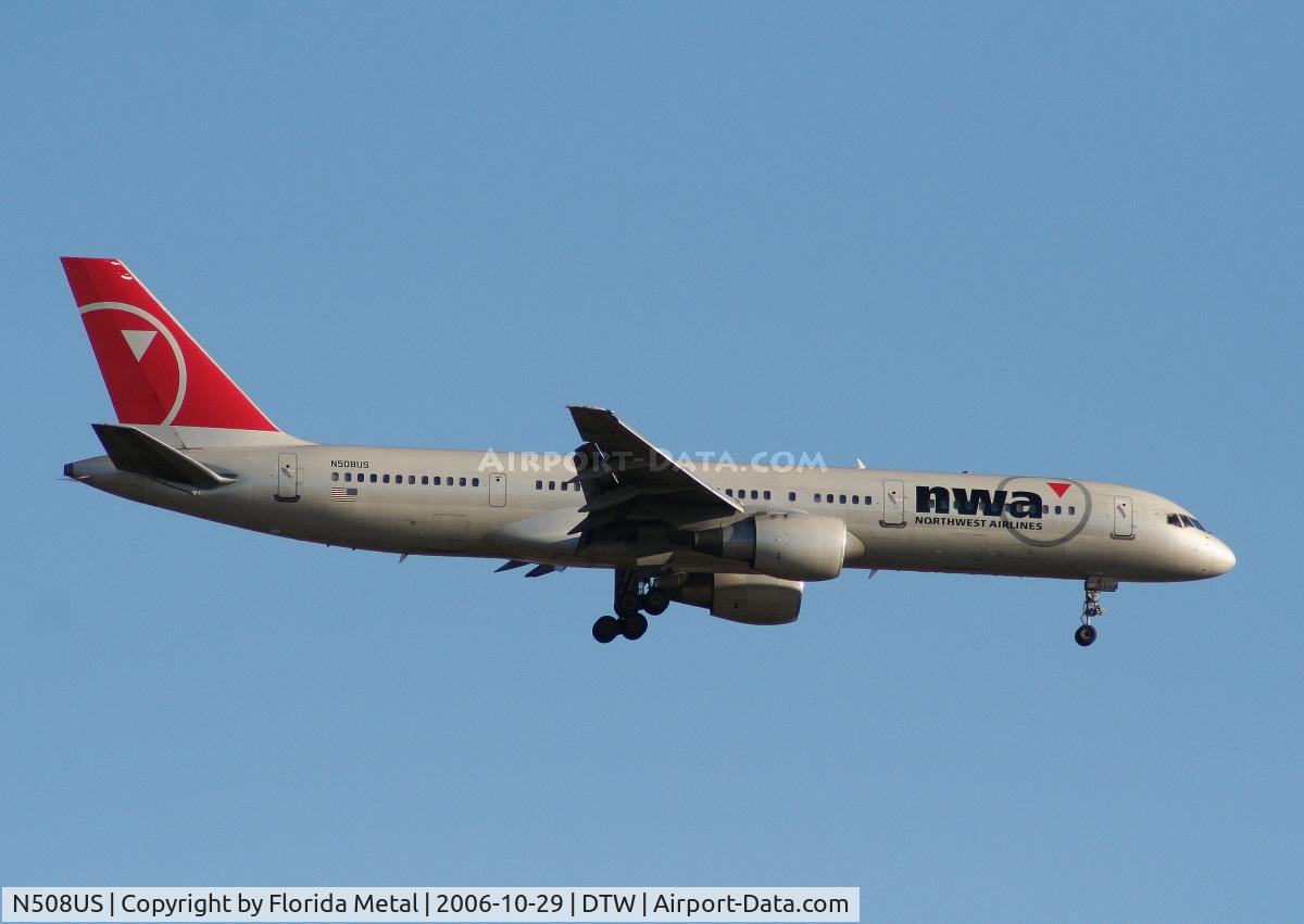 N508US, 1985 Boeing 757-251 C/N 23197, Northwest