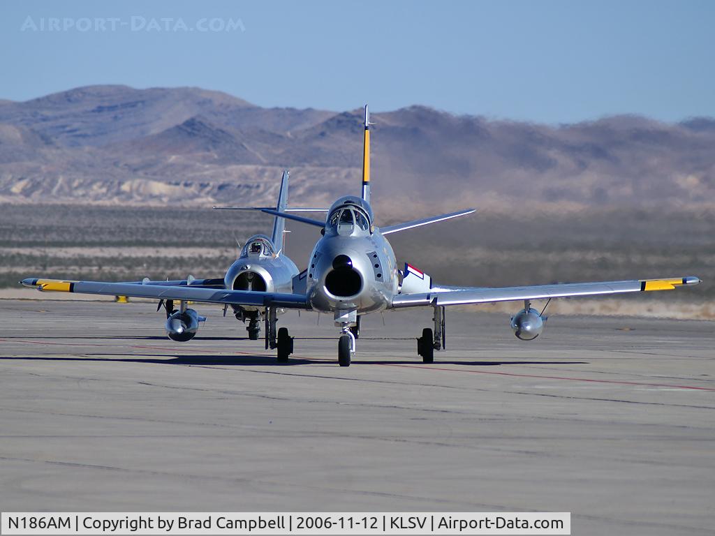 N186AM, 1952 North American F-86F Sabre C/N 191-708, Air Museum - Chino, California / 1952 North American/Sharpe F86F Sabre - Aviation Nation 2006