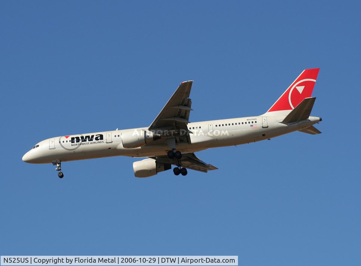 N525US, 1987 Boeing 757-251 C/N 23619, Northwest