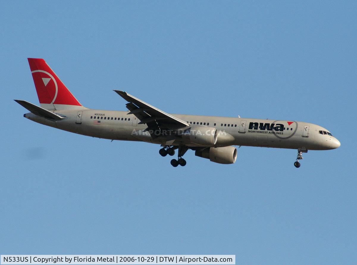 N533US, 1988 Boeing 757-251 C/N 24264, Northwest