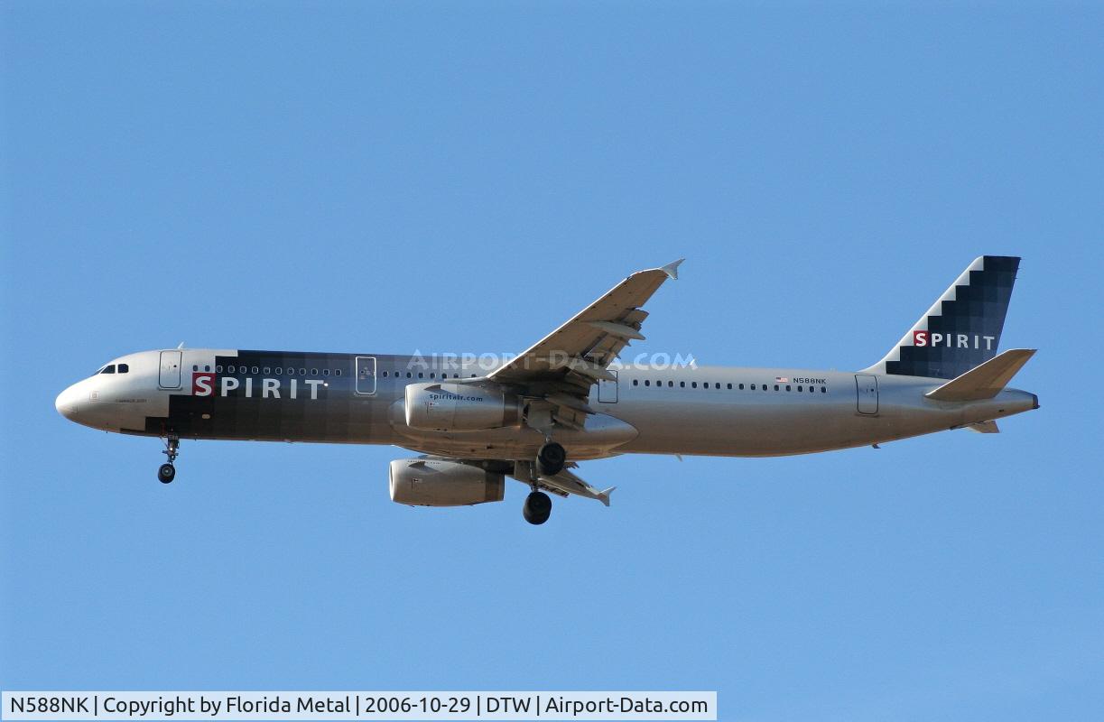 N588NK, 2005 Airbus A321-231 C/N 2590, Spirit