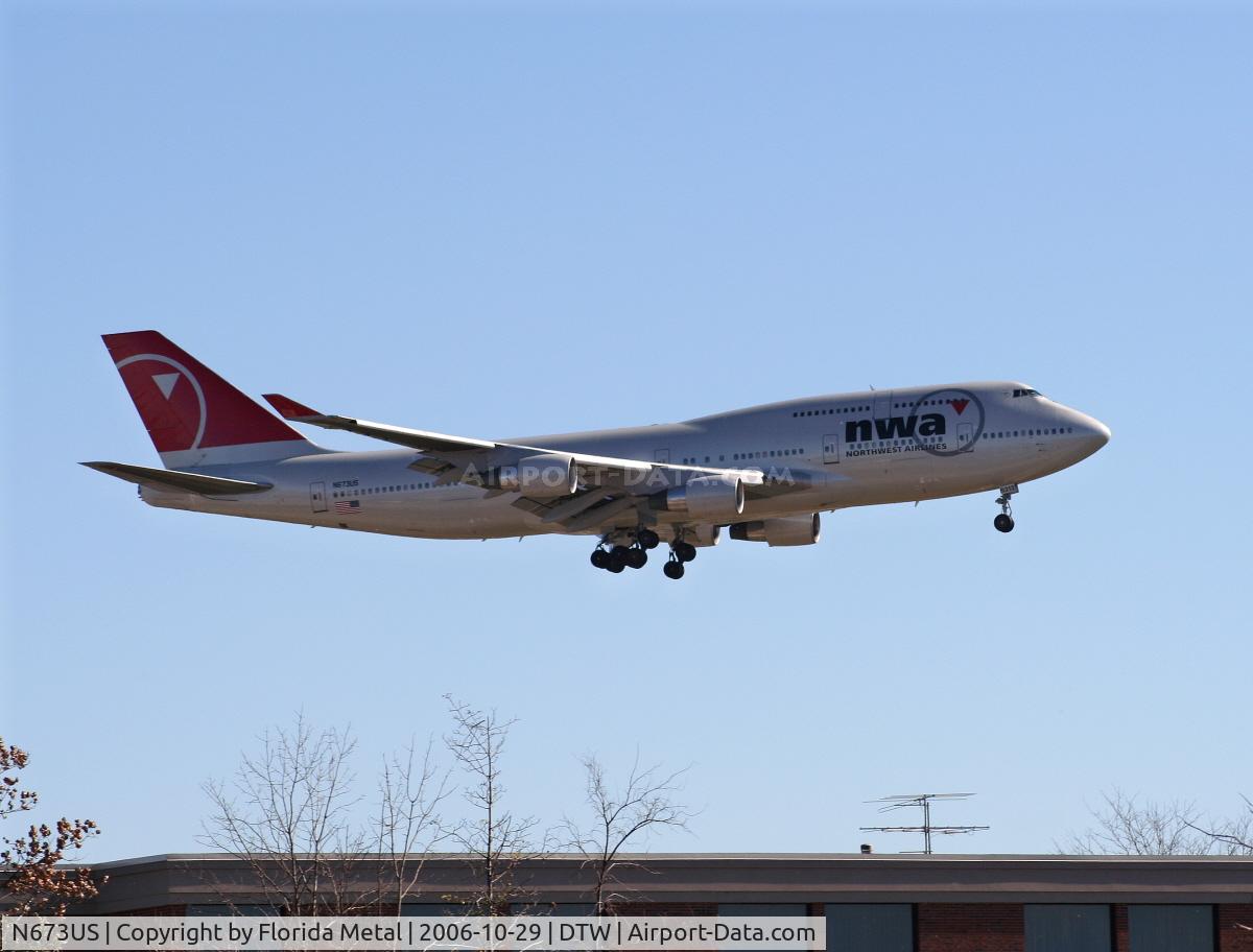 N673US, 1999 Boeing 747-451 C/N 30268, Northwest