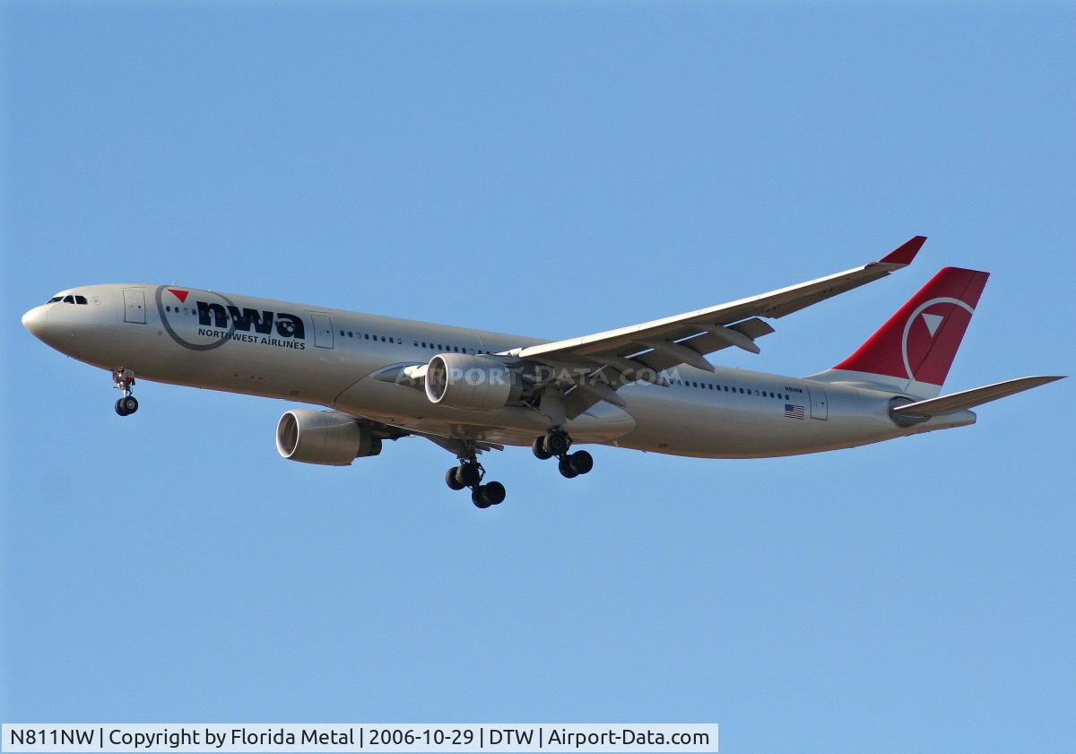 N811NW, 2005 Airbus A330-323 C/N 0690, Northwest