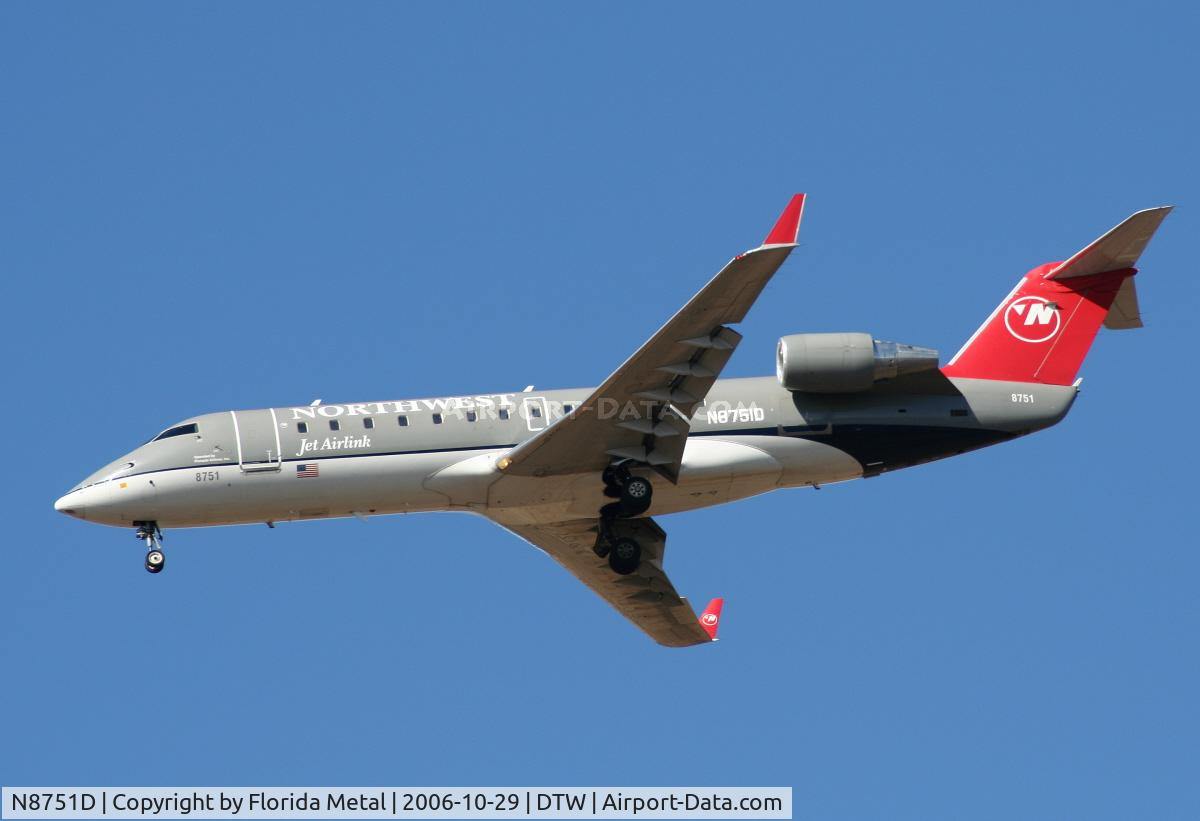 N8751D, 2003 Canadair CRJ-200 (CL-600-2B19) C/N 7751, Pinnacle