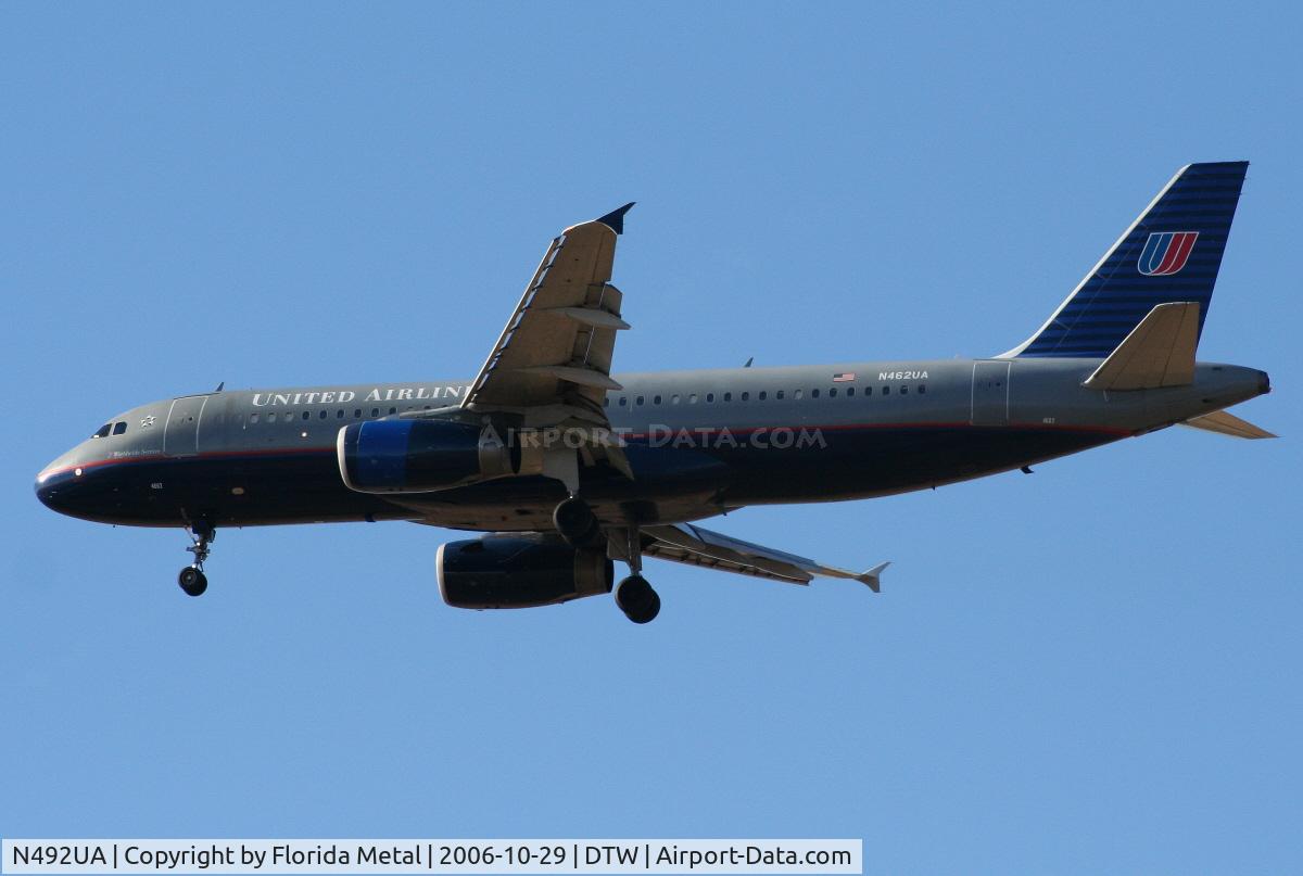 N492UA, 2002 Airbus A320-232 C/N 1755, United before it was Ted