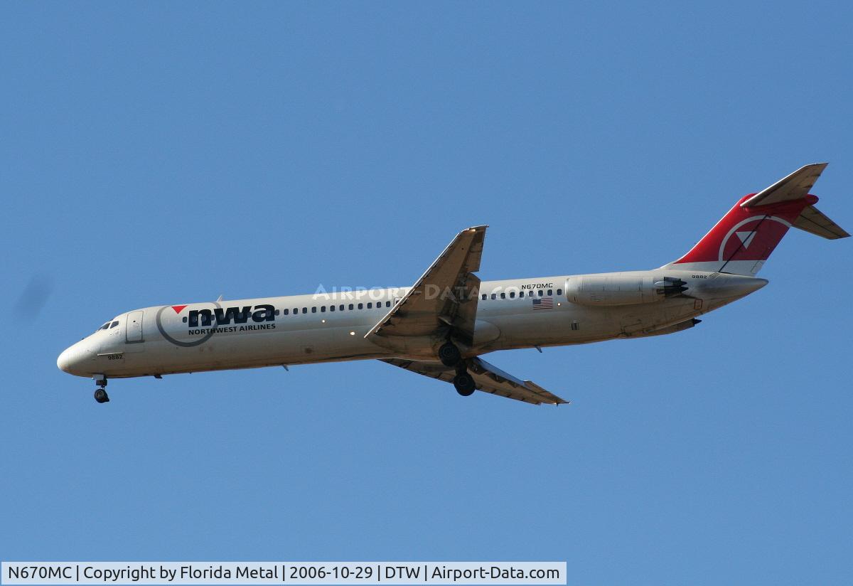 N670MC, 1976 Douglas DC-9-51 C/N 47659, Northwest