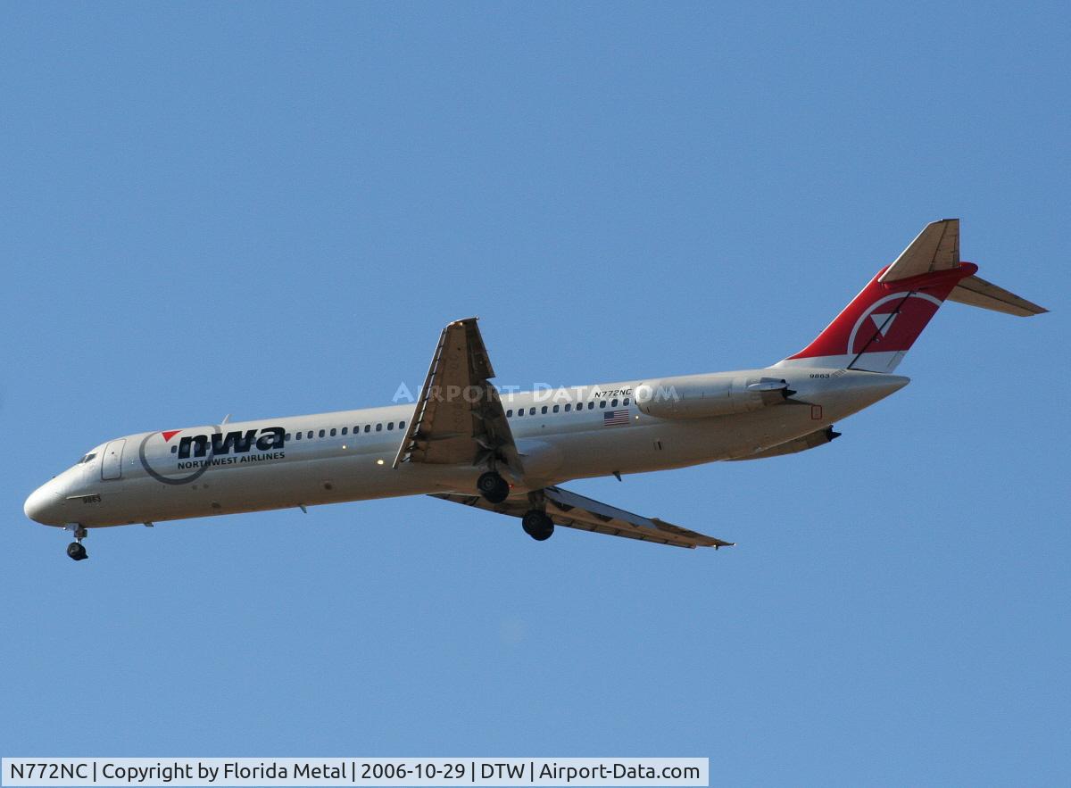 N772NC, 1978 McDonnell Douglas DC-9-51 C/N 47774, Northwest